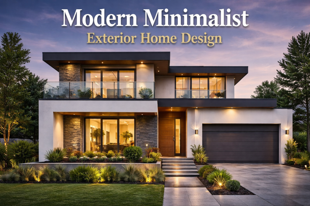 Modern Minimalist Exterior Home Design
