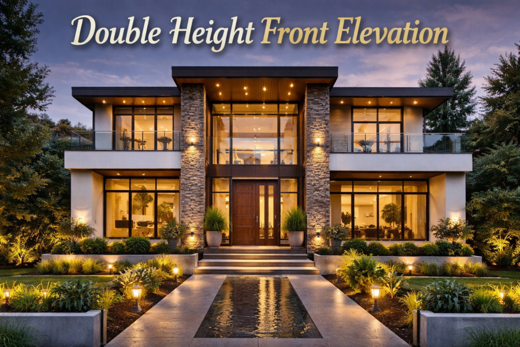 Double Height Front Elevation