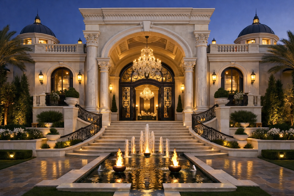 Grand Entrance Exterior Design