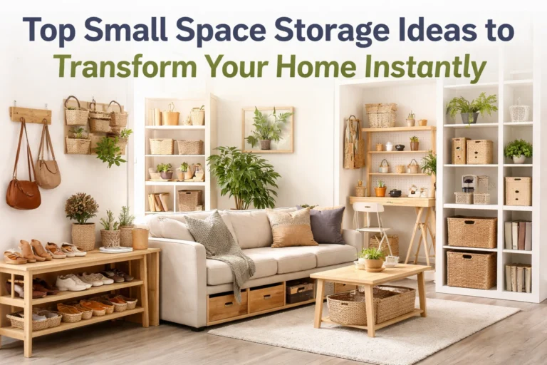 Top Small Space Storage Ideas to Transform Your Home Instantly Small Space Storage