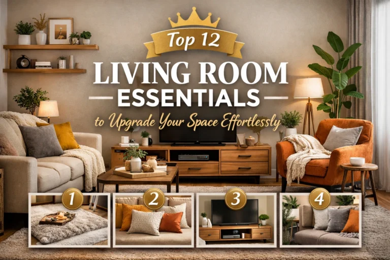 Top 12 Living Room Essentials to Upgrade Your Space Effortlessly