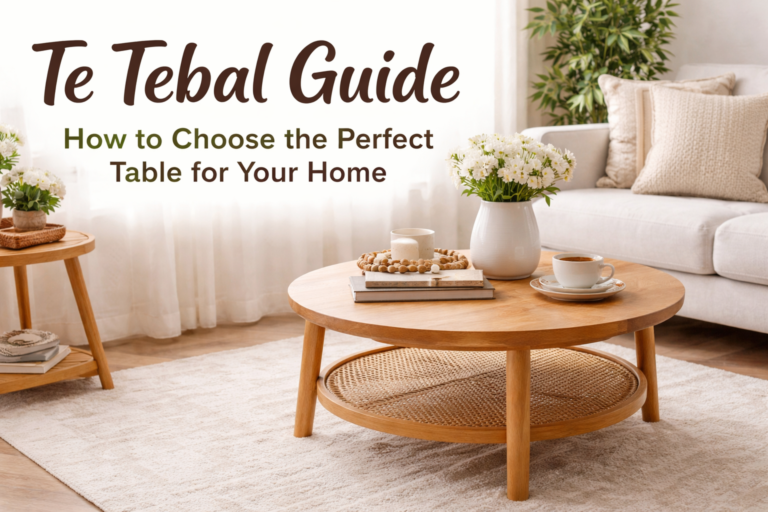 Te Tebal Guide How to Choose the Perfect Table for Your Home Te Tebal