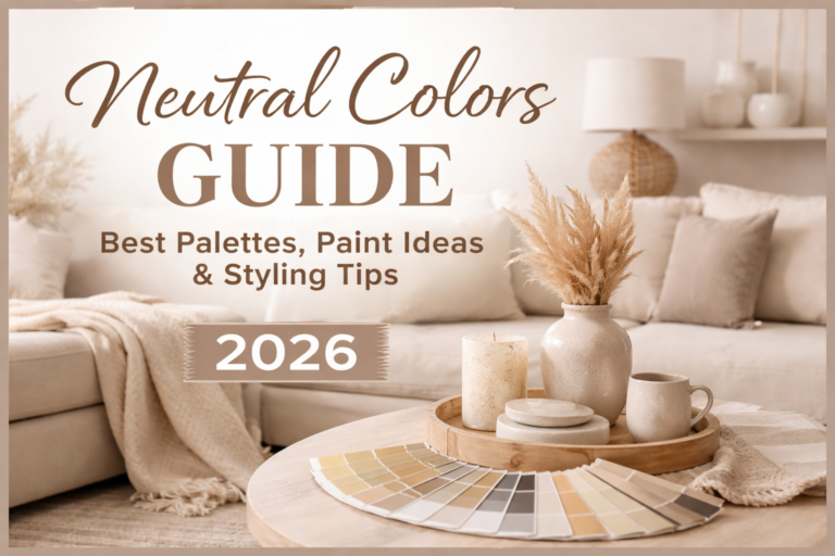 Neutral Colors Guide Best Palettes, Paint Ideas & Styling Tips 2026 Neutral Colors