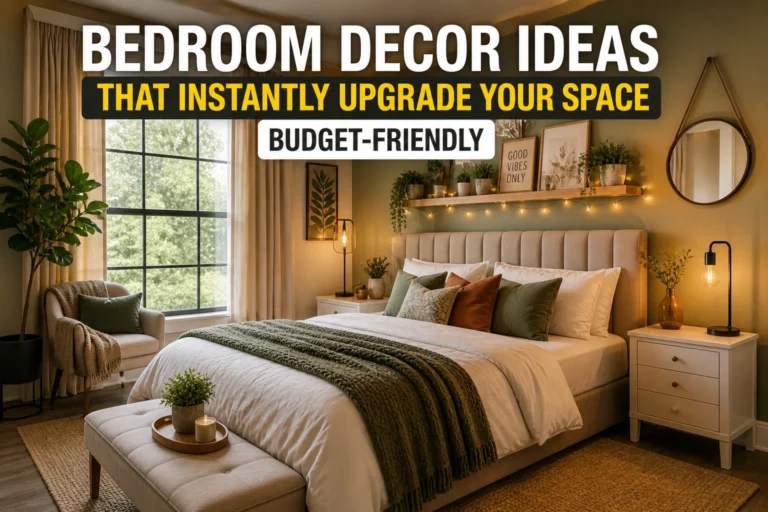 Bedroom Decor Ideas That Instantly Upgrade Your Space Budget-Friendly Bedroom Decor Ideas