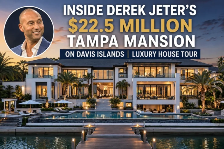 Inside Derek Jeter’s $22.5 Million Tampa Mansion on Davis Islands | Luxury House Tour