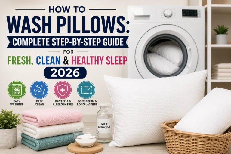 How to Wash Pillows