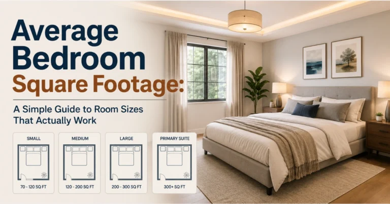 Average Bedroom Square Footage